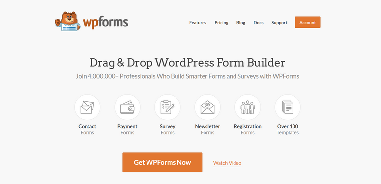 WPForms - IsItWP - Detetor de temas WordPress gratuito wpforms-site