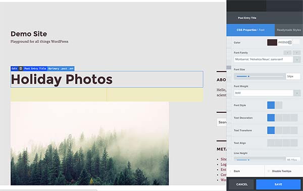 CSS Hero live visual CSS editor - IsItWP - Free WordPress Theme Detector CSS Hero live visual CSS editor