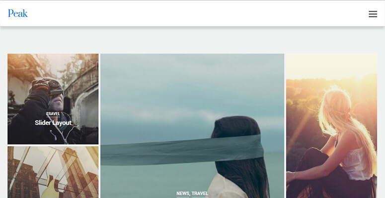 Peak - IsItWP - Free WordPress Theme Detector Peak