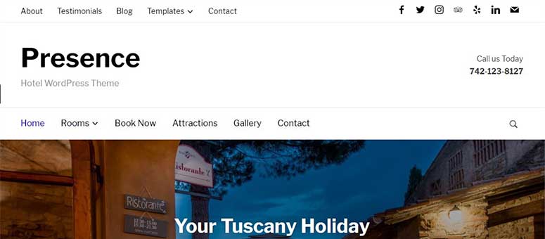 Presence - IsItWP - Free WordPress Theme Detector Presence