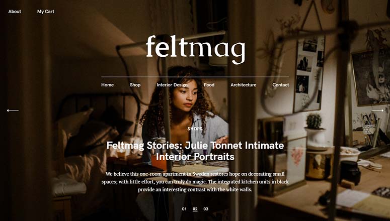 Felt - IsItWP - Free WordPress Theme Detector Felt